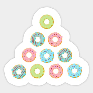 Donut christmas tree Sticker